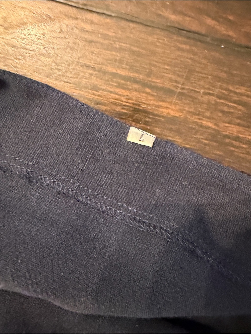 Sleeveless Navy Square-Neck and wide leg pants linen blend set size large - Picture 4 of 11